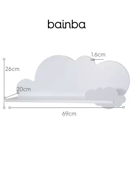 Misure mensola Nuvola