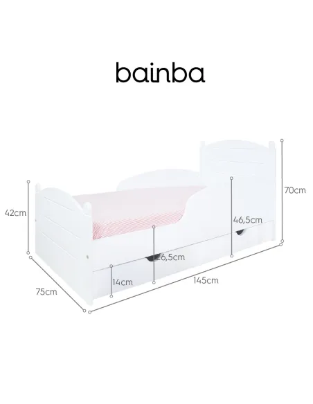 Misure lettino Montessori con cassetto