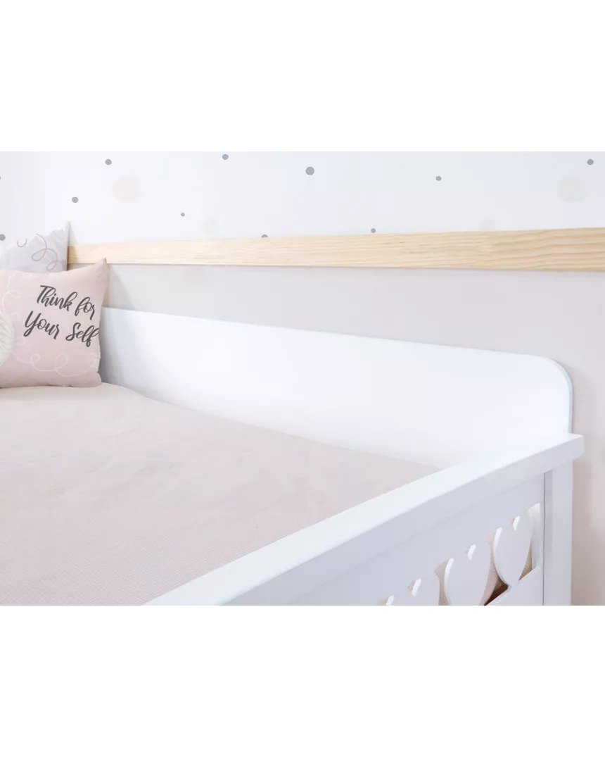 Spalliera letto Curvo/Stelle/Cuori 2