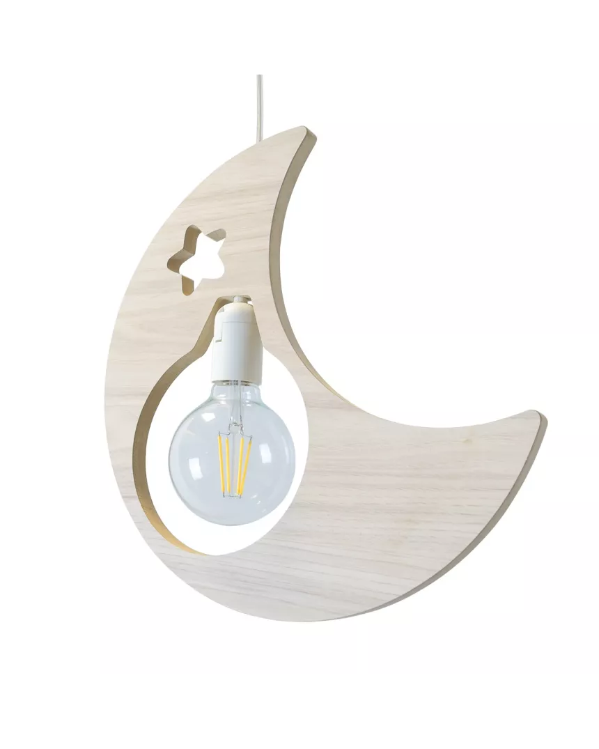 Lampada a suspensione per bambini a forma di luna - Basic