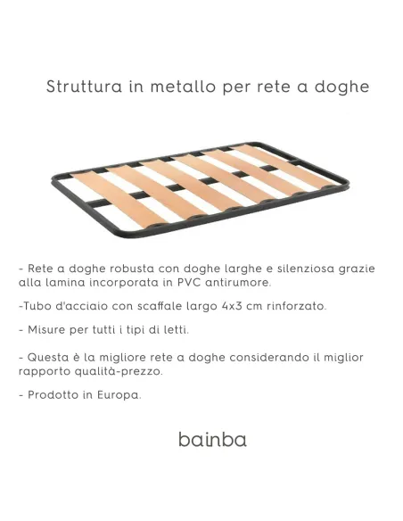 Rete per il letto opzionale