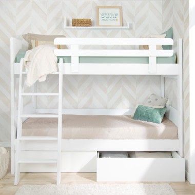 Letto a castello con cassetti