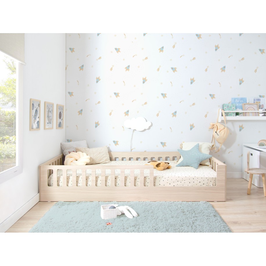 Letto montessori con sbarre CRETA Basic