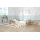 Letto montessori con sbarre CRETA Basic