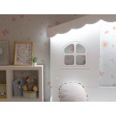 Letto a casetta Montessori finestre