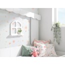 Letto a casetta Montessori finestre