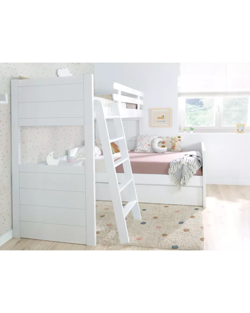 Letto a castello a L per ragazzi - Lineare 2