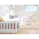 Letto montessori con sbarre CRETA bianco