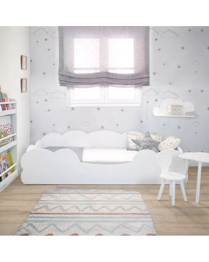 Camera da letto Montessori Nuvola con mensola