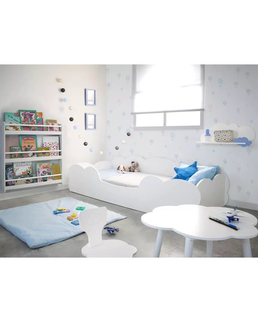 Camera da letto Montessori Nuvola con mensola 2