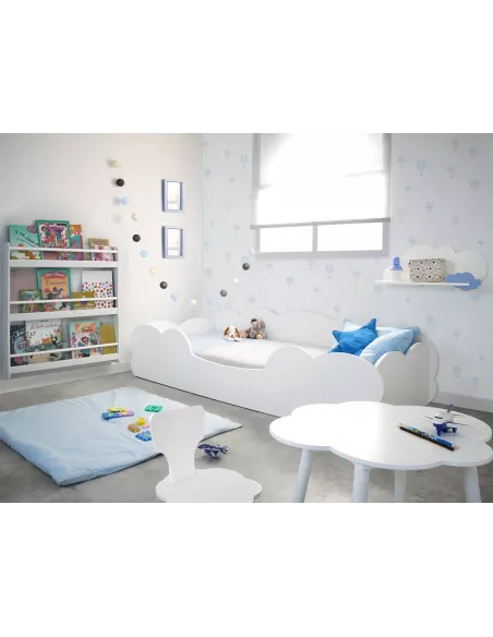 Camera da letto Montessori Nuvola con mensola