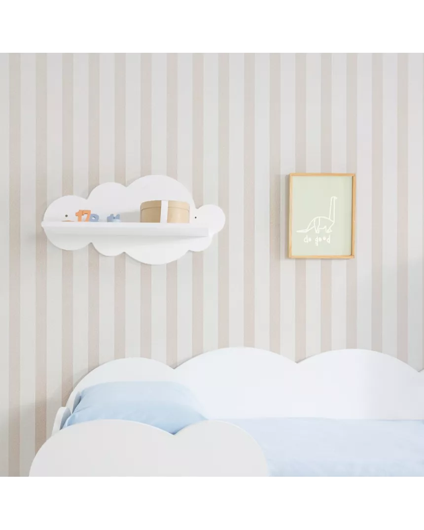 Camera da letto bambini due letti Montessori Nuvola 2