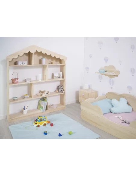 Camera da letto Montessori Nuvola Legno Naturale