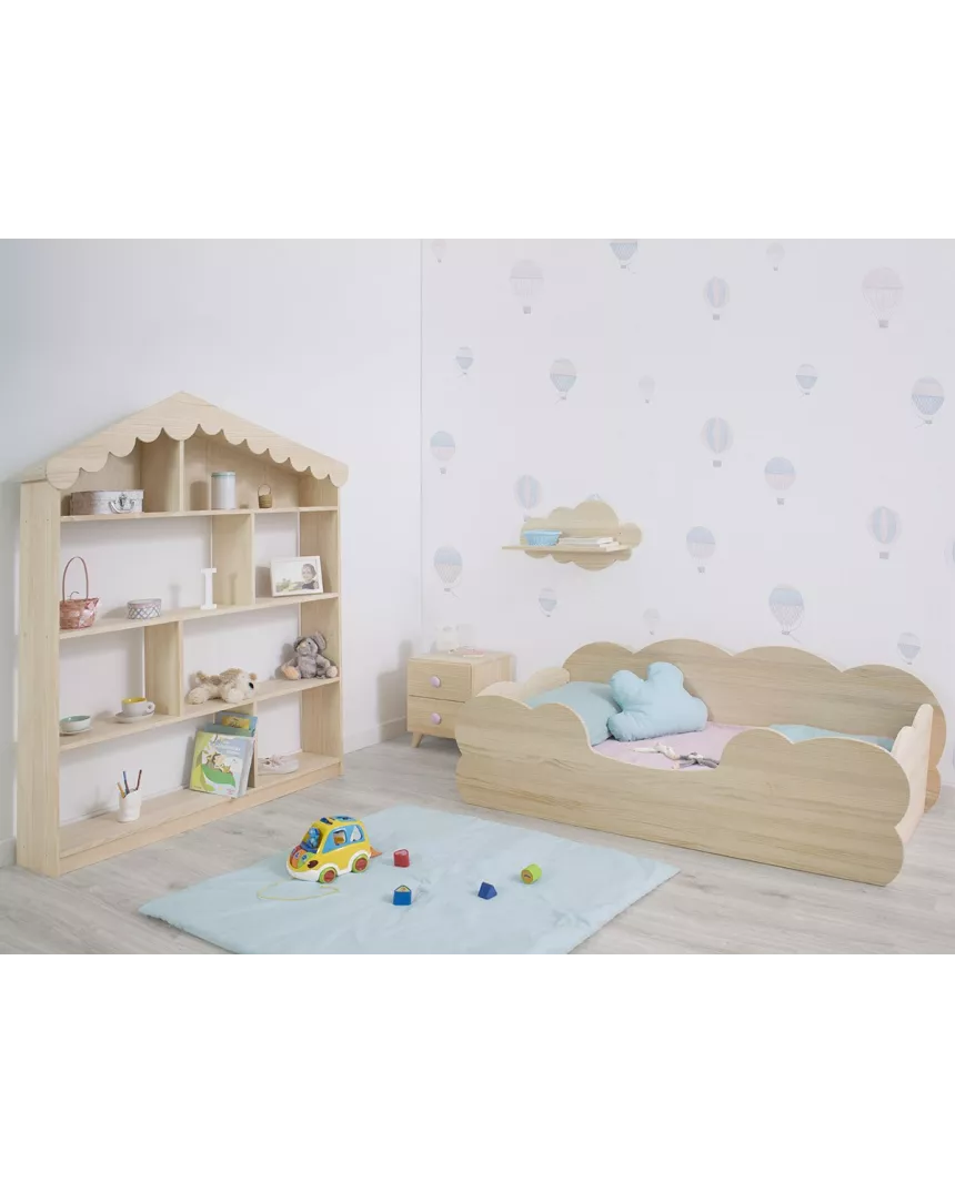 Camera da letto Montessori Nuvola Legno Naturale