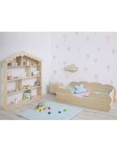Camera da letto Montessori Nuvola Legno Naturale