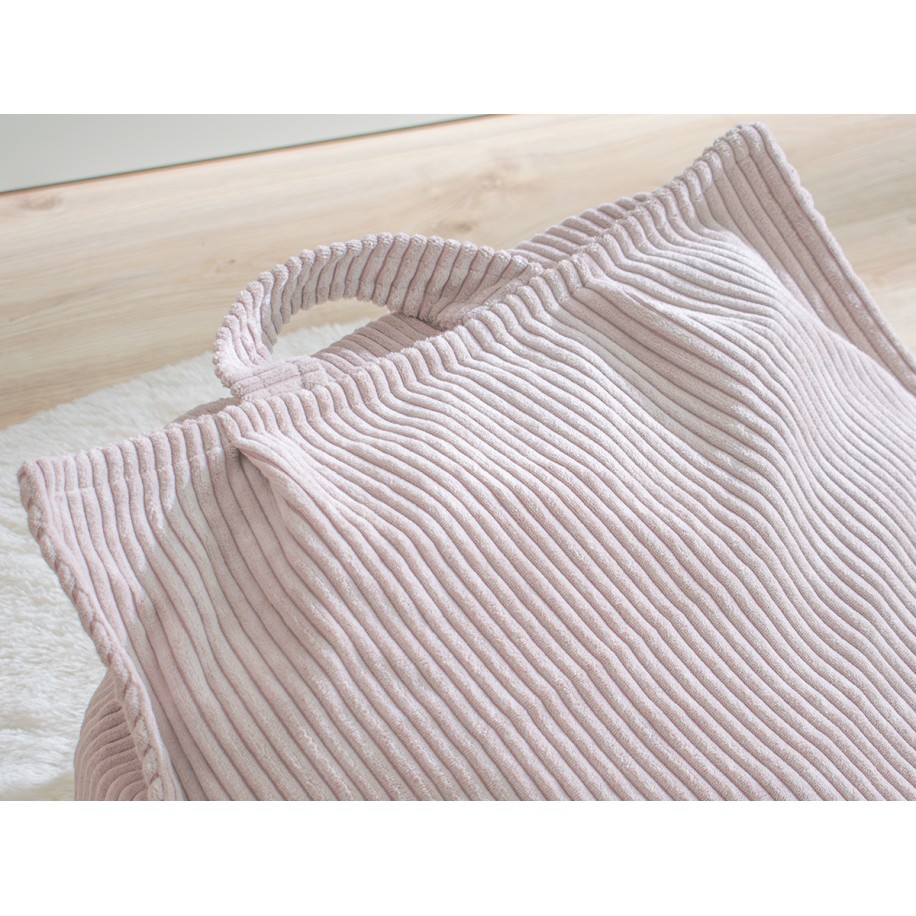 Pouf poltrona rosa per bambini