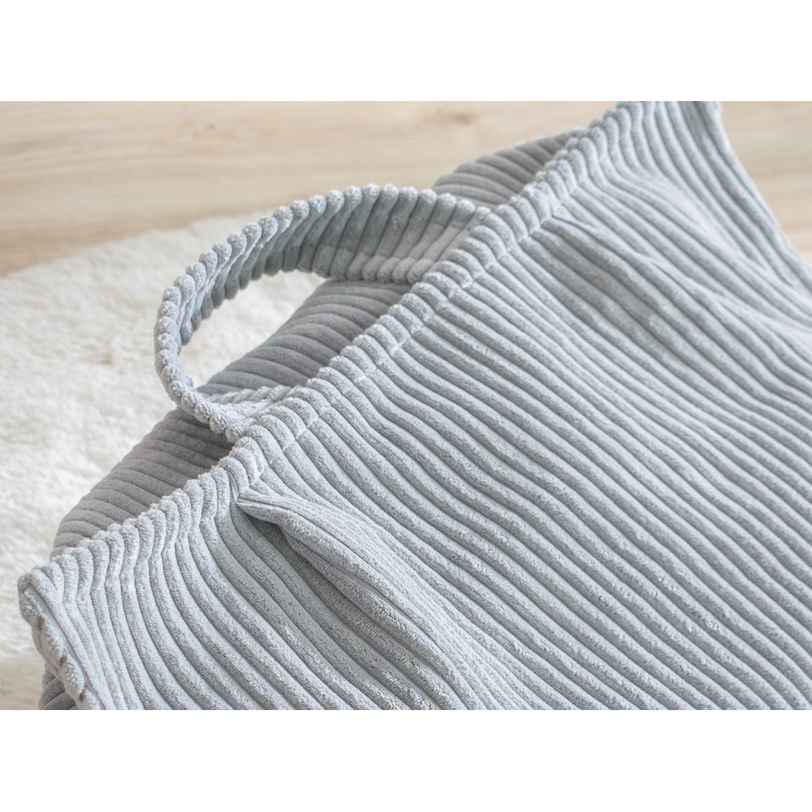 Pouf poltrona grigio per bambini