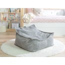 Pouf poltrona grigio per bambini
