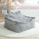 Pouf poltrona grigio per bambini