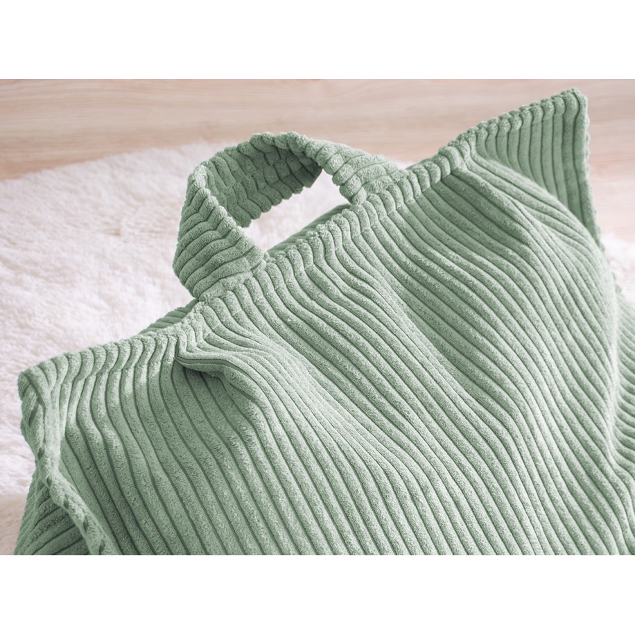 Pouf poltrona verde per bambini