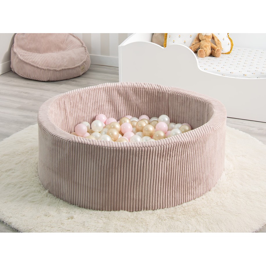 Piscina con palline per bambini rosa