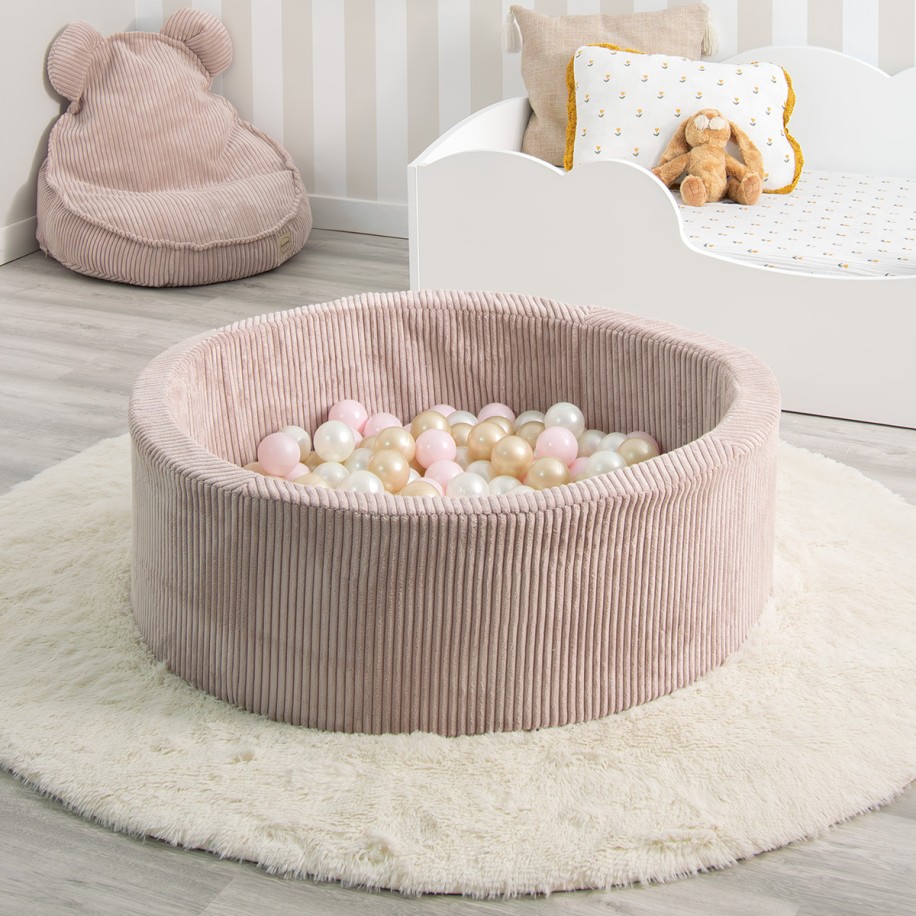 Piscina con palline per bambini rosa