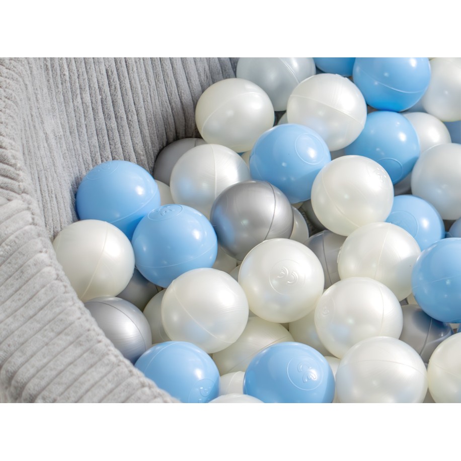 Piscina con palline per bambini grigia