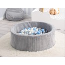 Piscina con palline per bambini grigia