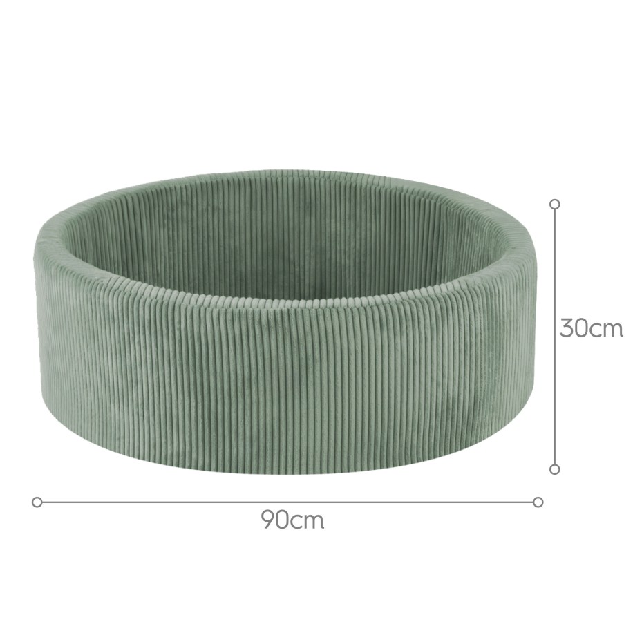 Piscina con palline per bambini verde