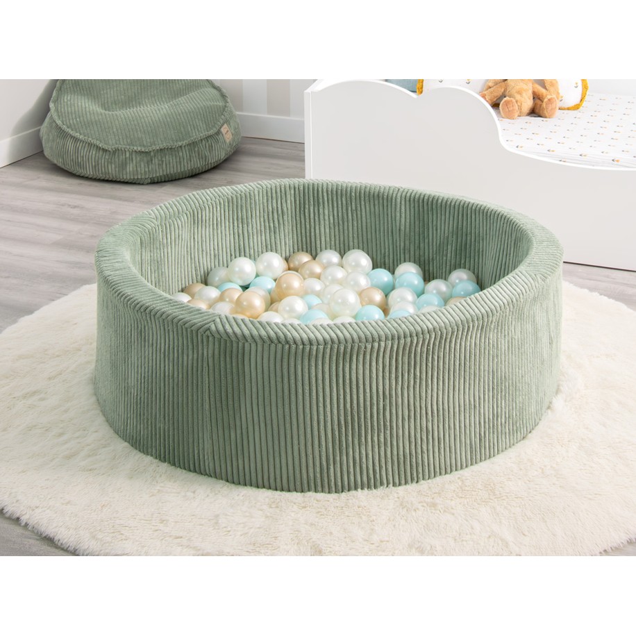 Piscina con palline per bambini verde