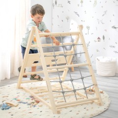 Triangolo da arrampicata Montessori in legno