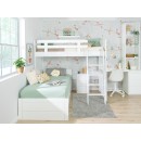 Letto a castello a L tre letti - Lineal pediera bassa