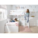 Letto a castello a L tre letti - Lineal pediera bassa