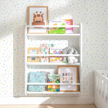 Libreria a parete per bambini Montessori
