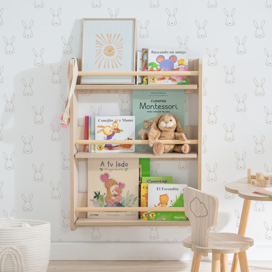 Libreria a parete per bambini Montessori - Basic