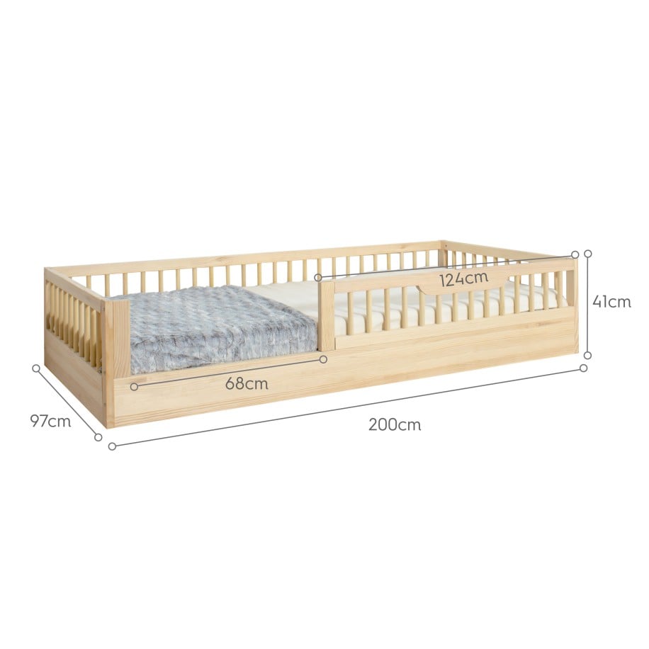 Letto Montessori Evolutivo SOFIA naturale