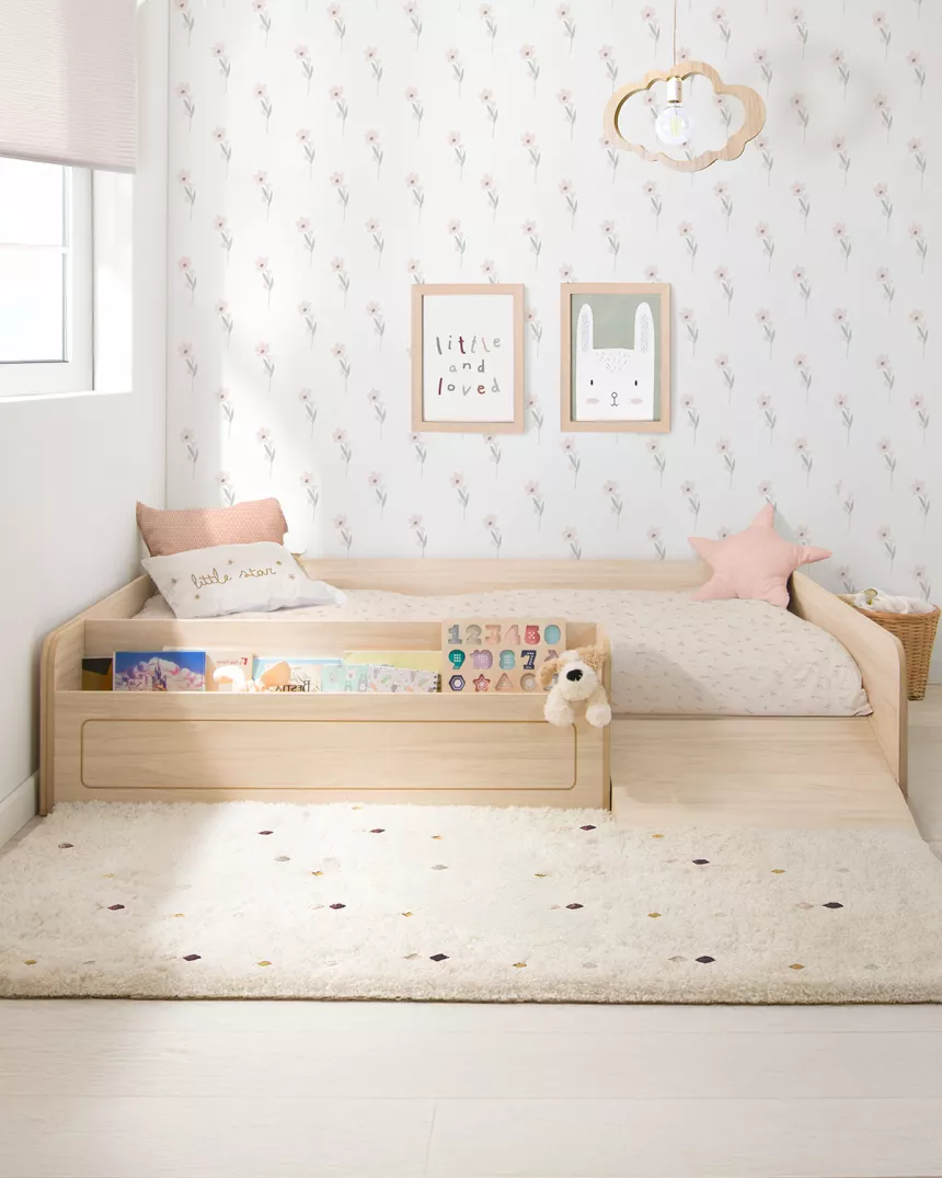 Letto montessori 90x190 con contenitore e rampa | Consegna gratuita 2