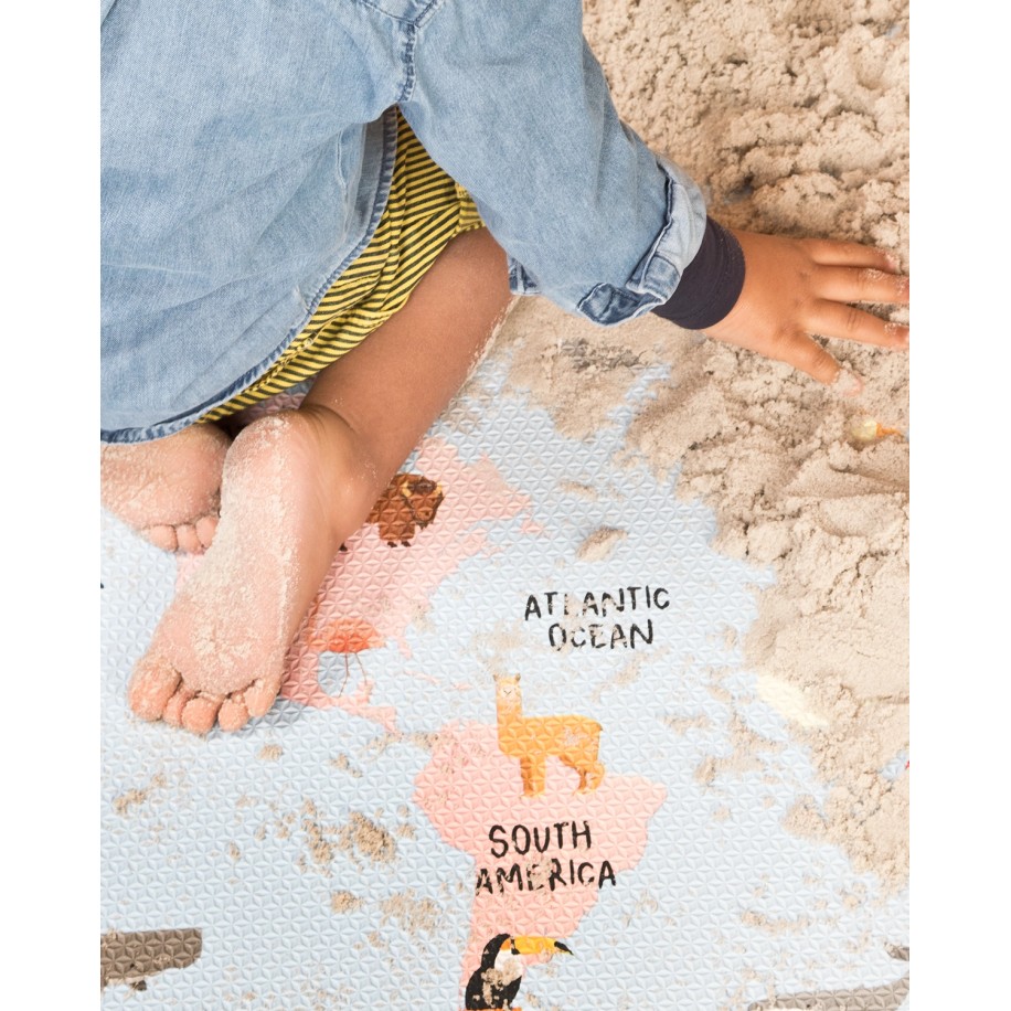 Tappeto per bambini - Aventura mondo