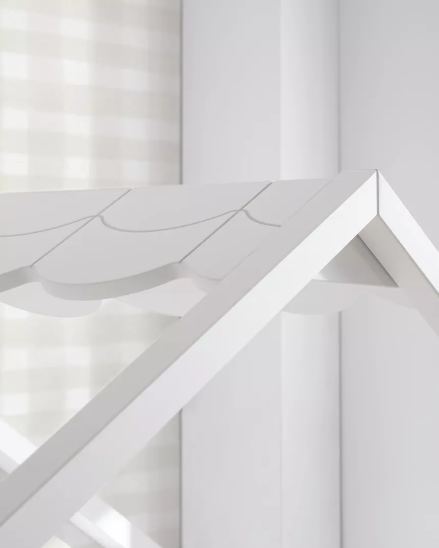 Letto a Casetta estraibile bianco - Consegna gratuita