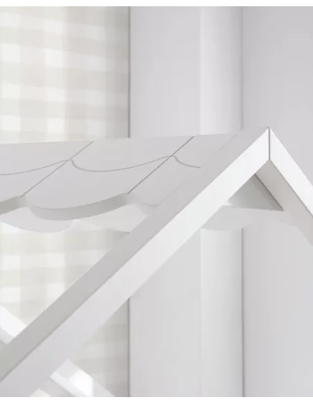 Letto a Casetta estraibile bianco - Consegna gratuita