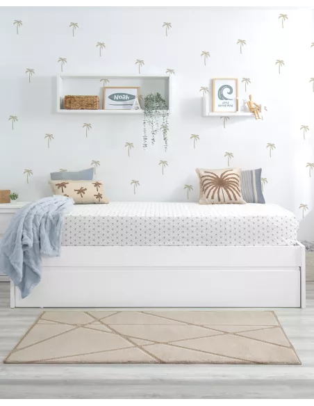 Letto estraibile bianco - Basso