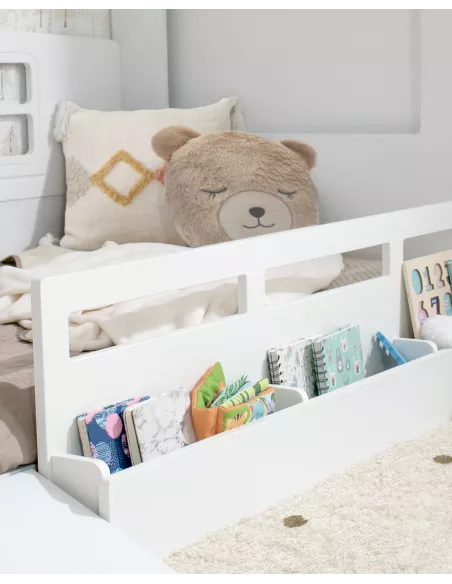 letto a casetta montessori con contenidore e rampa - Consegna gratuita