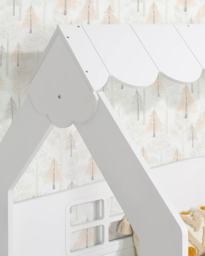 letto a casetta montessori con contenidore e rampa - Consegna gratuita