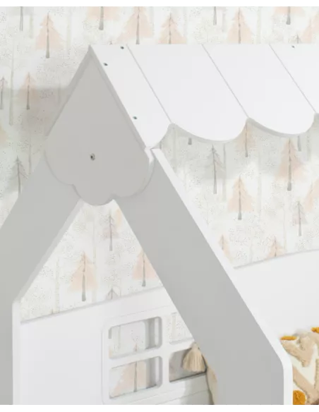 letto a casetta montessori con contenidore e rampa - Consegna gratuita