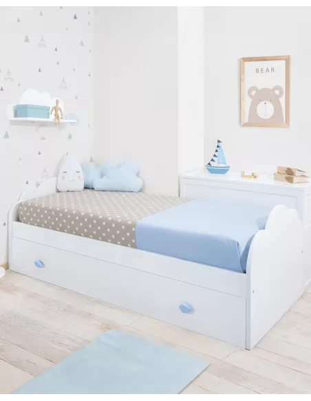 Letto estraibile Nuvola - Consegna gratuita
