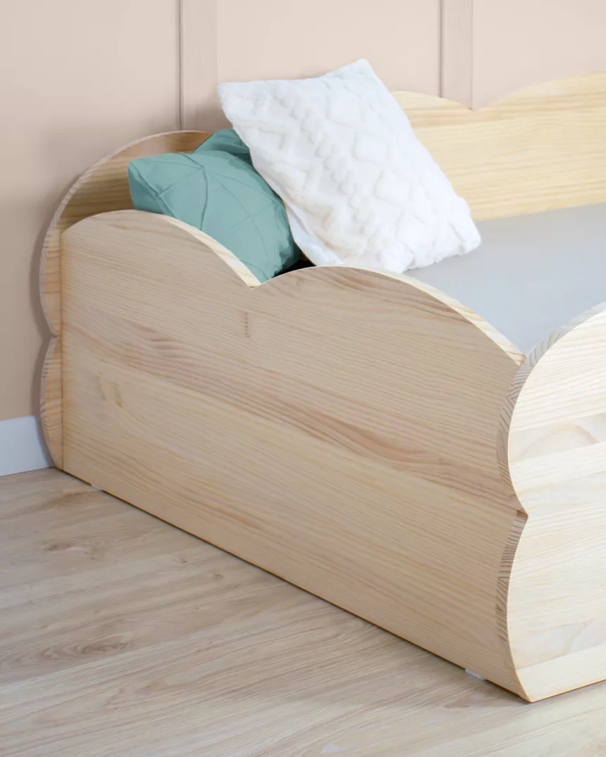 Letto Montessori Nuvola legno naturale - Consegna gratuita