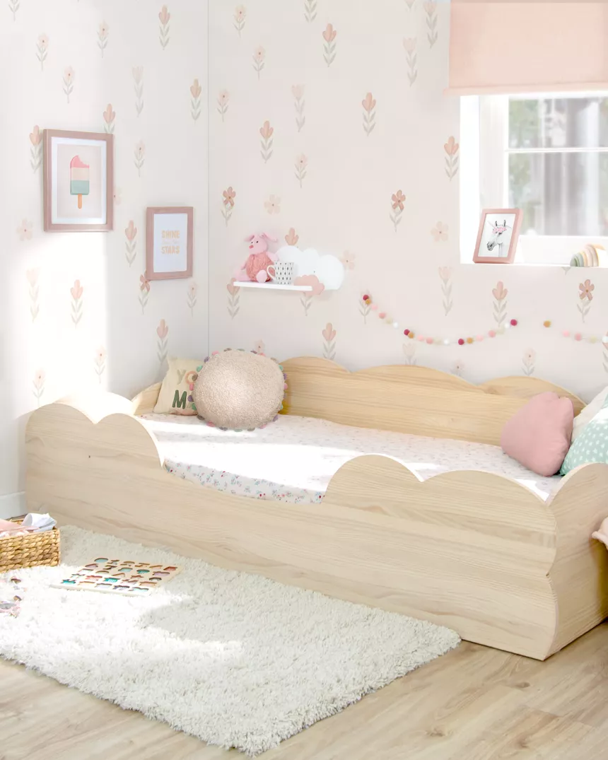 Letto Montessori Nuvola legno naturale - Consegna gratuita