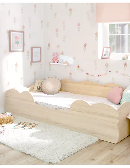 Letto Montessori Nuvola legno naturale - Consegna gratuita