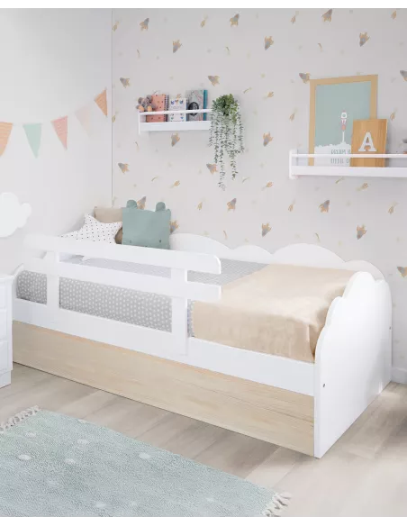 Letto estraibile nuvola nordico - Consegna gratuita