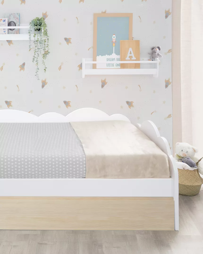 Letto estraibile nuvola nordico - Consegna gratuita